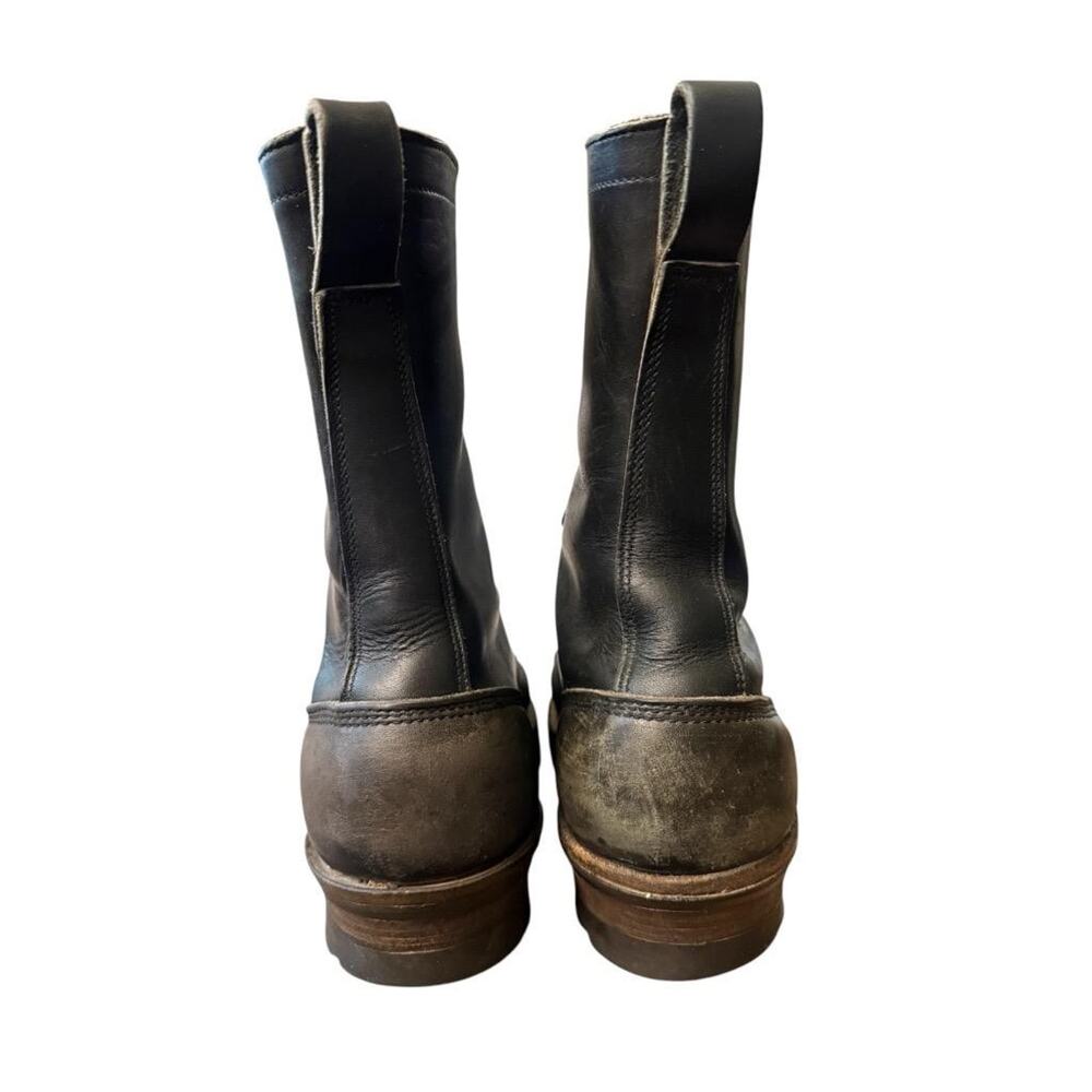 Hathorn Explorer Logger Smoke Jumper Boot Men size 10.5 E Wide Black Leather - Picture 3 of 8
